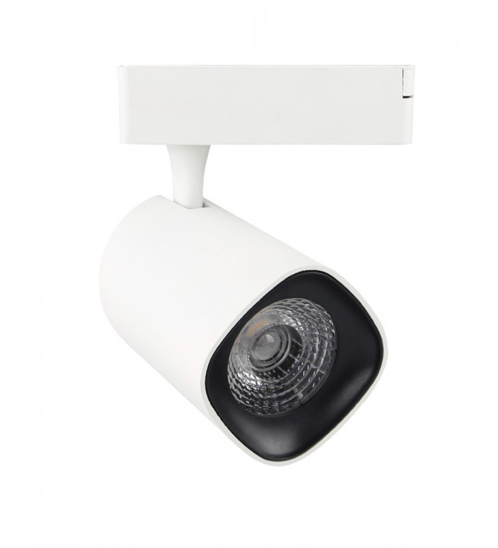 Spot rail monophase blanc design pro