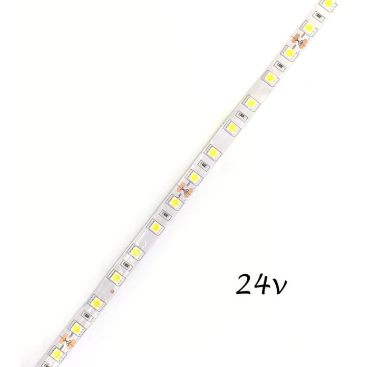 Ruban LED 24V 4.5W/m – 60 LED/m – 5m – Éclairage décoratif et économique