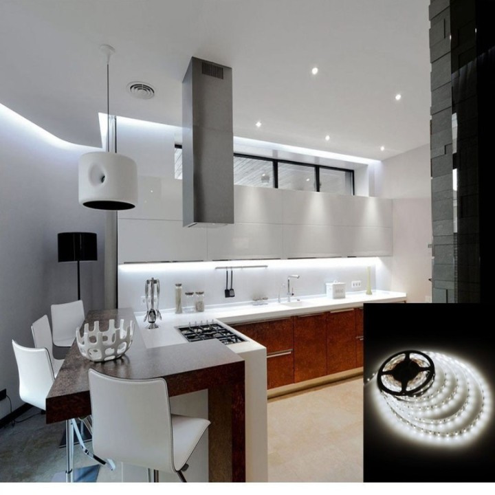 Ruban LED 24V 5m – 120 LED/m, 12W/m, 1680Lm – Haute luminosité décorative
