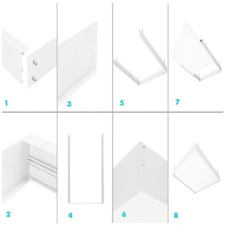 ACHETER Kit de surface de panneau 60x60 blanc