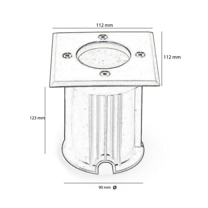 ACHETER Encastré   plancher de boîtier IP65 pour GU10
