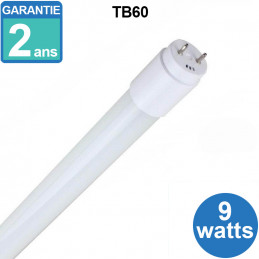 Tube LED - 9W - 60cm - verre