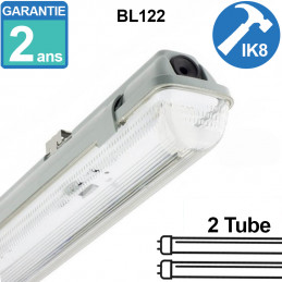 Bloc tubes LED double -...
