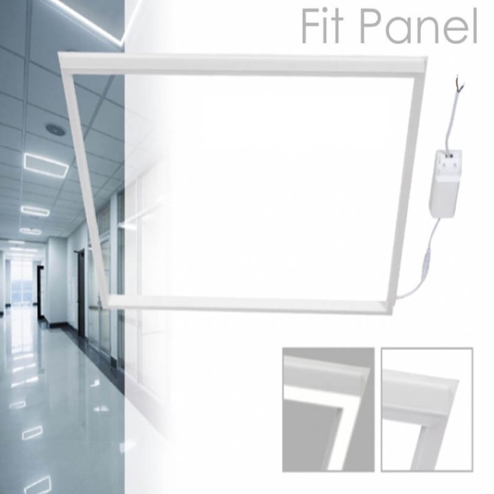 cadre lumineux luminaire faux plafond de bureau