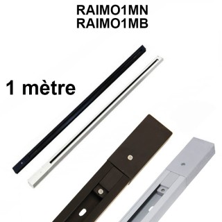 Rail 1 mètre monophasé renforcé pour Spot LED