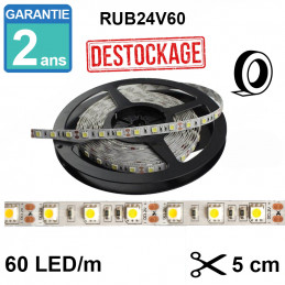 Ruban LED 24V 12w/m - 5m -...