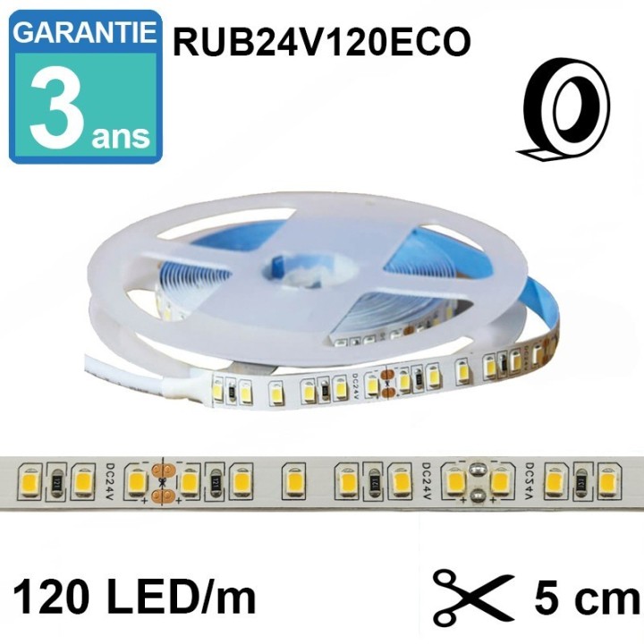 Ruban LED Intérieur 24 Volts LED 18 Watts  - 24 Volts