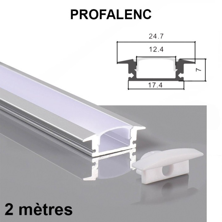 ACHETER Profil d'aluminium  ailes  2m . encastré