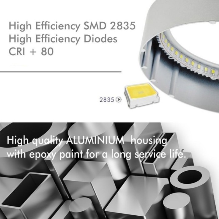 Downlight saillie LED  20W - OSRAM CHIP IP20