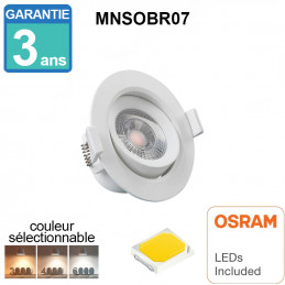 Downlight LED - 7W - Rond 45°
