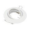 Anneau d'encastrement orientable blanc GU10