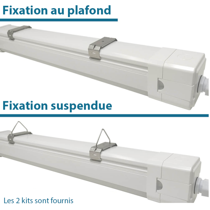 Réglette étanche LED Intégré - 55W - 150 cm -SAMSUNG CHIP