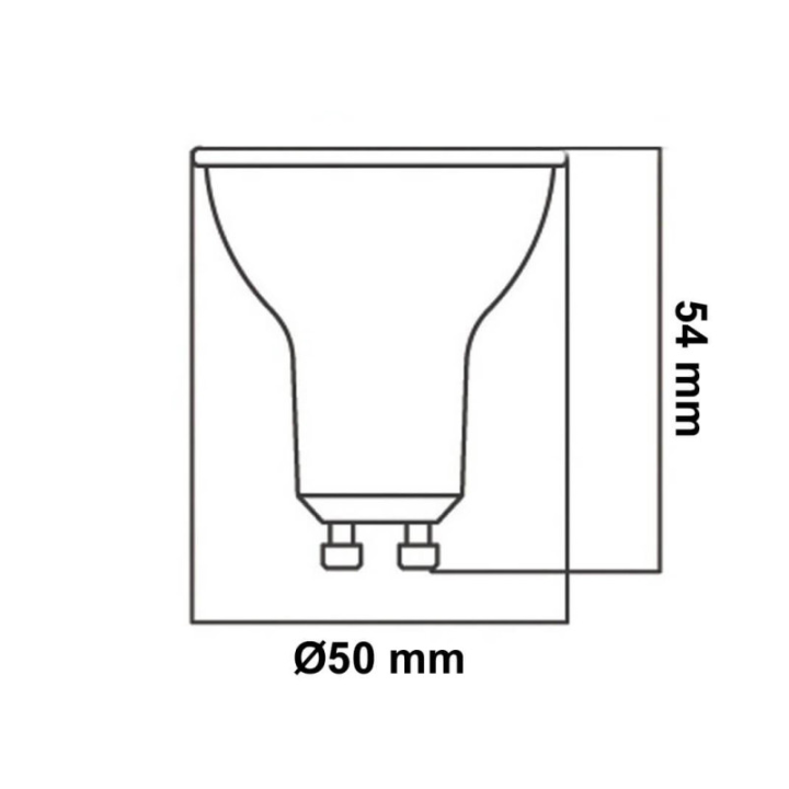 ACHETER Dichroïque  LED 6w GU10 596lm 45º IP20
