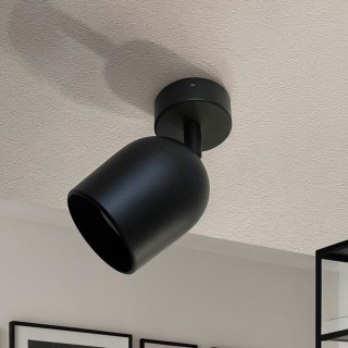 Plafonnier Orientable Noir – Design élégant et pratique