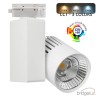 Spot LED 40W Blanc Chip Bridgelux 3CCT - Rail Monophasé - 4400Lm - CRI +98