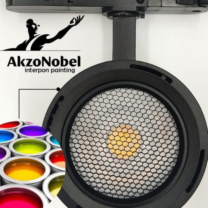 Spot LED Rail Monophasé 28W-40W - Noir - Optique réglable 24° ou 60° - UGR13 - CCT