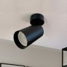 Plafonnier orientable - NOIR - pour une lampe GU10