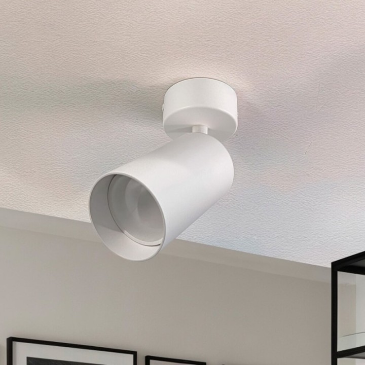 éclairage orientable blanc pour ampoule GU10 intérieur décoratif