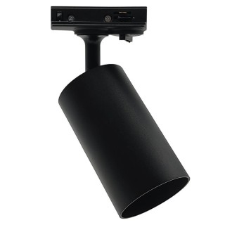 Spot sur Rail Noir – Monophasé – Orientable pour Ampoule GU10