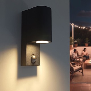 Applique LED Extérieure avec Détecteur PIR – IP65 – Compatible GU10