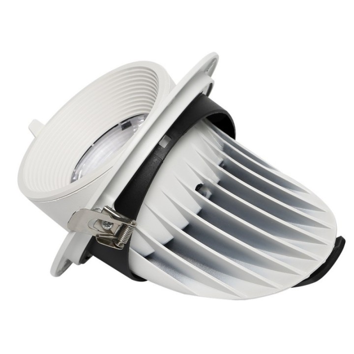 Spot LED vitrine encastrable orientable – Puissance & CCT réglables