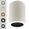 Applique de Plafond GU10 - blanc - collerette personnalisable