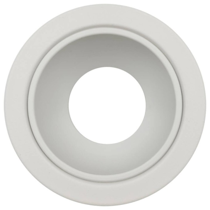 Applique Plafond Basculante GU10 – Blanche – Collerette interchangeable