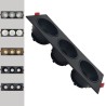 Spot triple encastrable noir- GU10 personnalisable