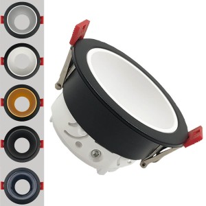 Anneau encastrable noir-...