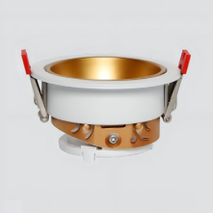 Anneau d’Encastrement Circulaire GU10 Blanc – Design Orientable