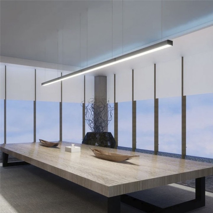 Réglette LED Linéaire 150 cm Noire – 50W – 3CCT – Interconnectable
