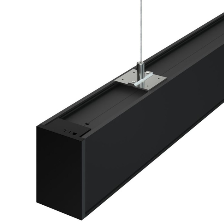 Linéaire LED suspendue noir 40 Watts 120 cm | Interconnectable | CCT