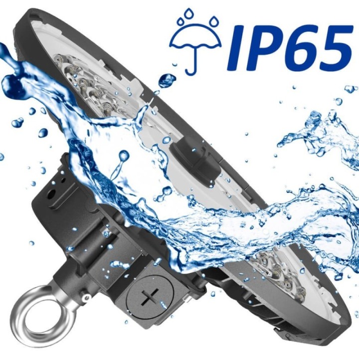 Cloche Industrielle LED réglable 100-150-200W – CCT – Lumileds puissante