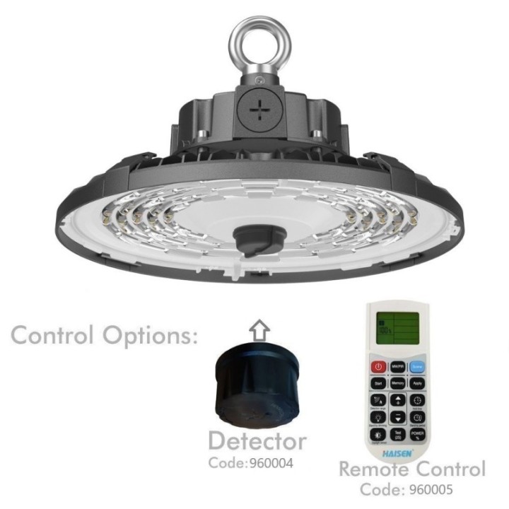 Cloche Industrielle LED réglable 100-150-200W – CCT – Lumileds puissante