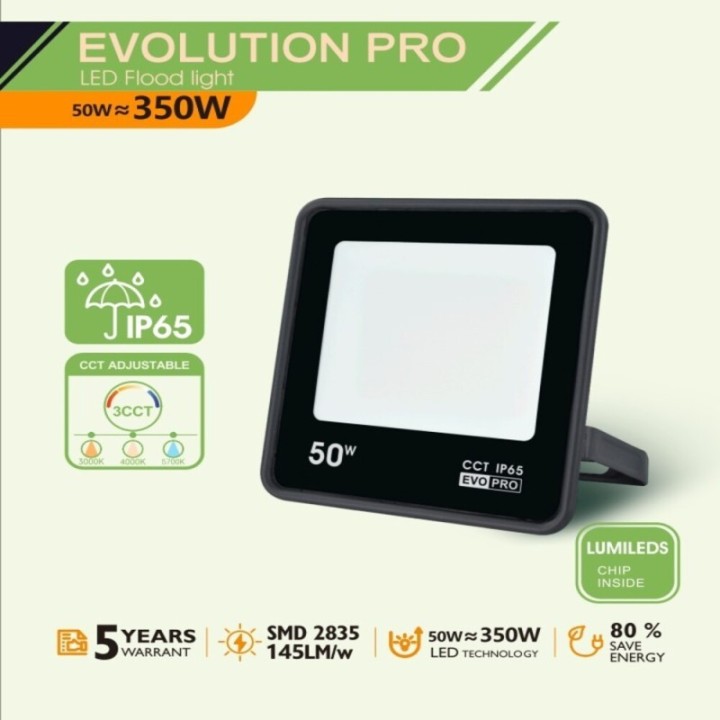 Projecteur LED 50w - CCT - EVO PRO - Lumileds