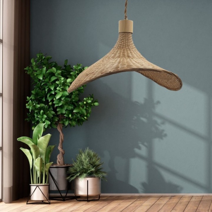 Lampe Suspendue - Style BALI pour LED E27
