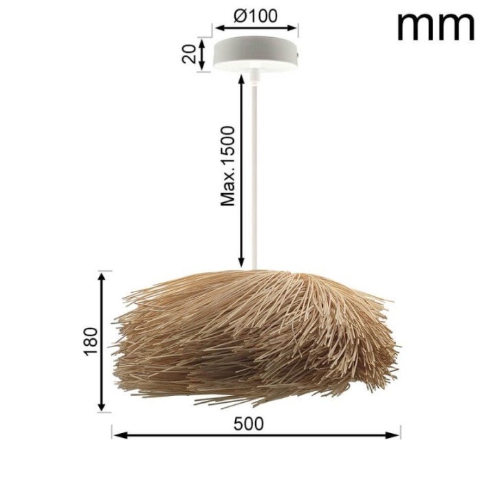 Lampe Suspendue RAT pour LED E27