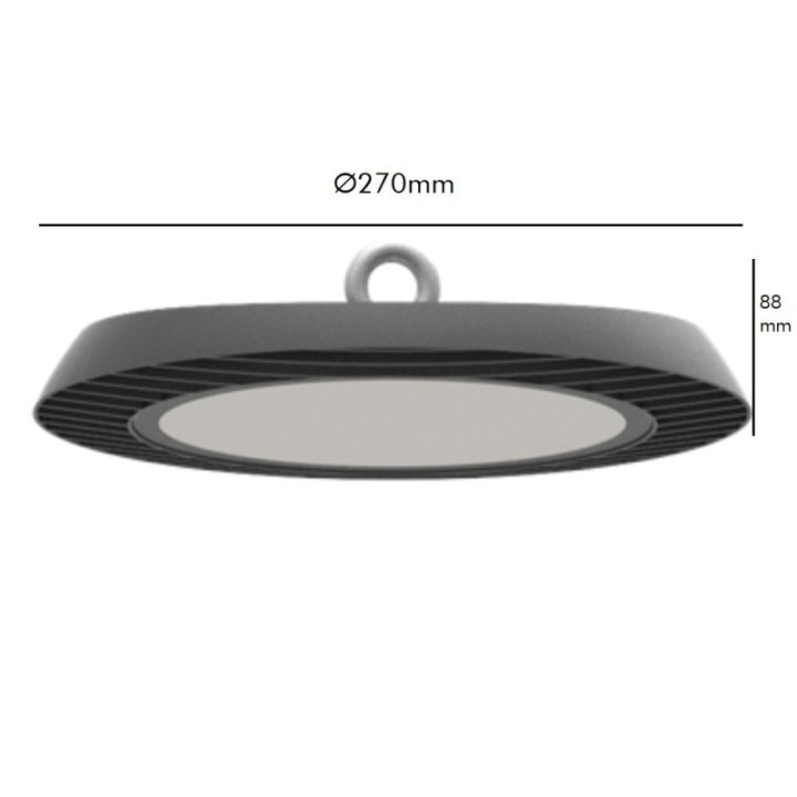 Cloche Industrielle LED 80W-150W – OSRAM – 140 lm/W – No Flicker