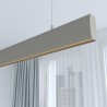 Lampe Linéaire Suspension LED - Sur mesure taille et couleur