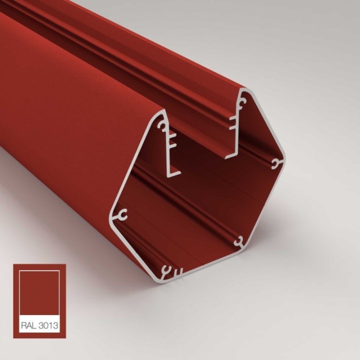 Suspension Linéaire LED Rouge Tomate sur Mesure Personnalisables| 0,5m à 2m