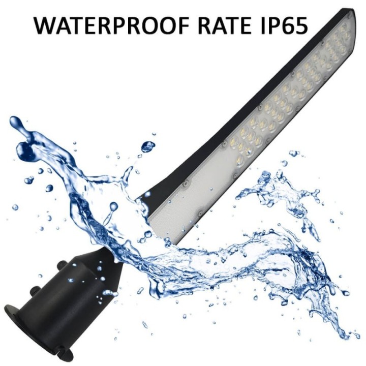 Réverbère LED 50W – Puce OSRAM – IP65 – Bras orientable
