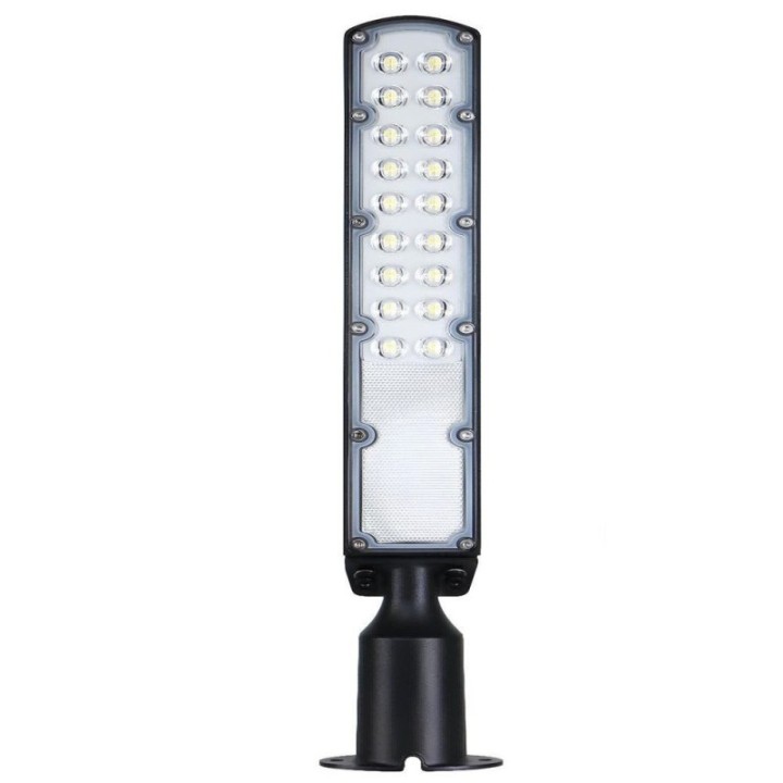 Réverbère LED 100W noir – Puce OSRAM – IP65 – Bras orientable