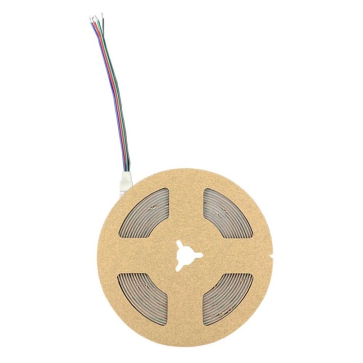 Bande LED RGB COB 24V – 672 LED/m – 15W/m – Éclairage décoratif coloré – IP20