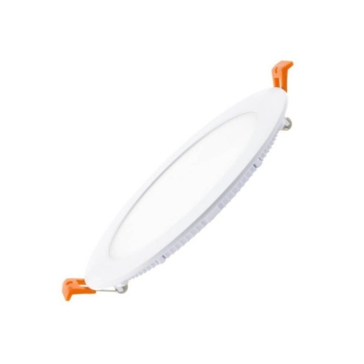 spot extra plat blanc rond 8 watts