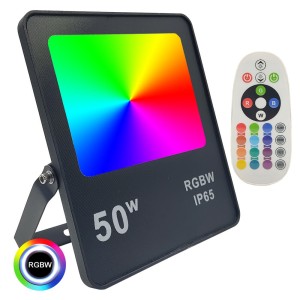 Projecteur LED RGB+W 50W...