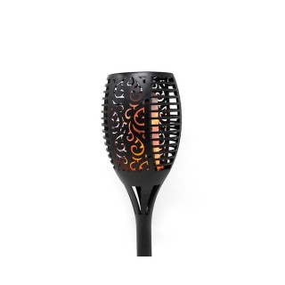 Torche Solaire LED effet Flamme sur Piquet
