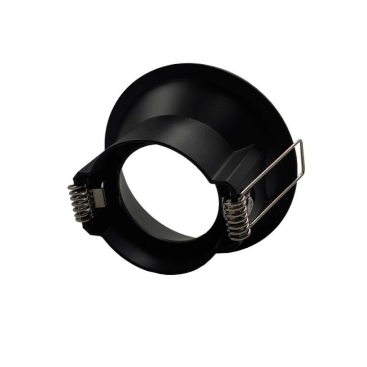 Anneau Fixe Circulaire Noir GU10  – Aluminium Design
