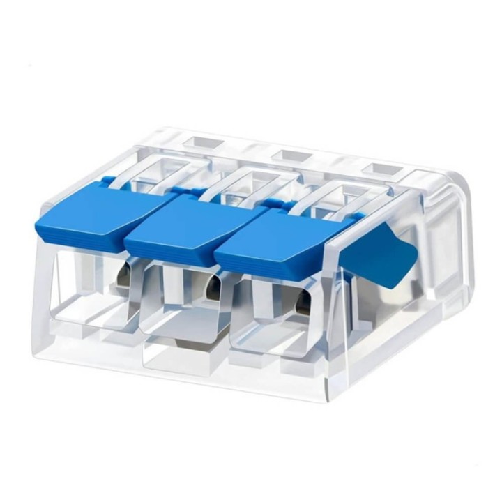 Connecteur Rapide - 3 Entrées - pour Câble Électrique