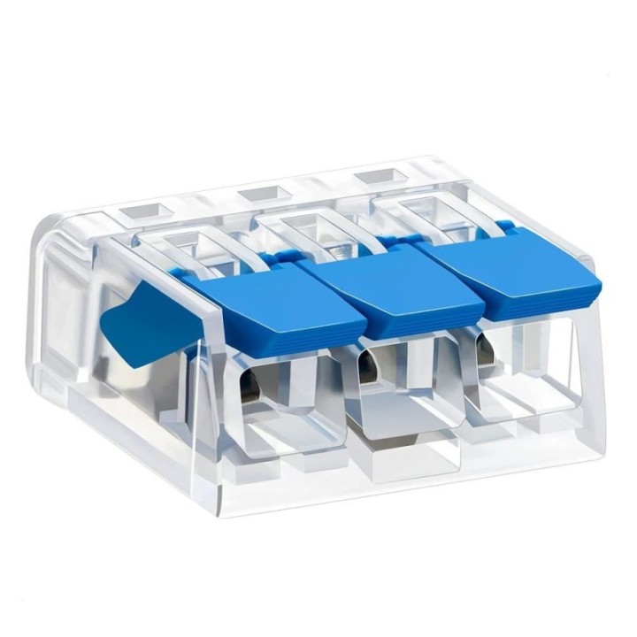 Connecteur Rapide - 3 Entrées - pour Câble Électrique