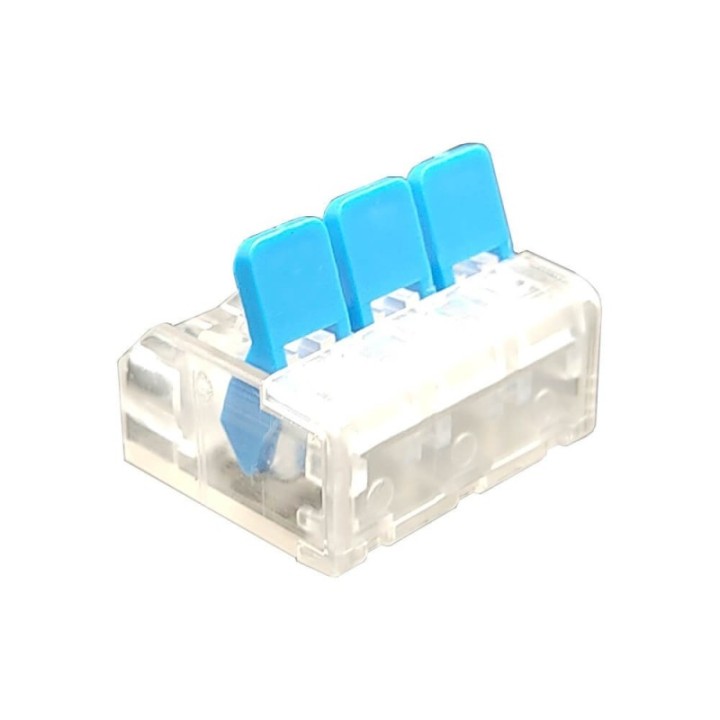 Connecteur Rapide - 3 Entrées - pour Câble Électrique